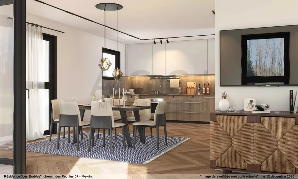 Residenza Les Érables – Lotto 4.01 – 5 locali con balcone a Meyrin
