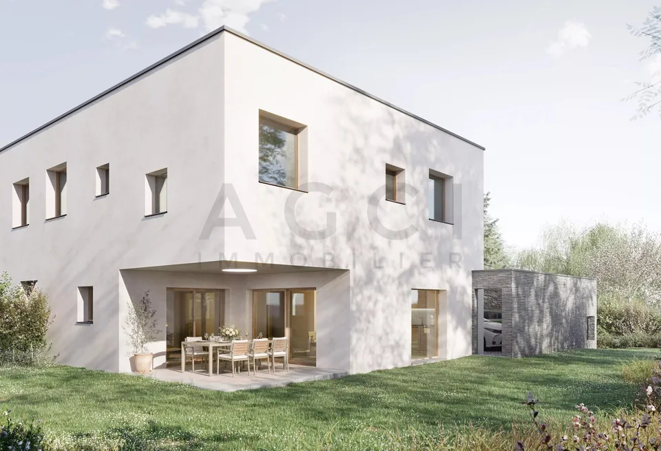 Villa jumelée  contemporaine THPE avec jardin privatif – Grand-Saconnex