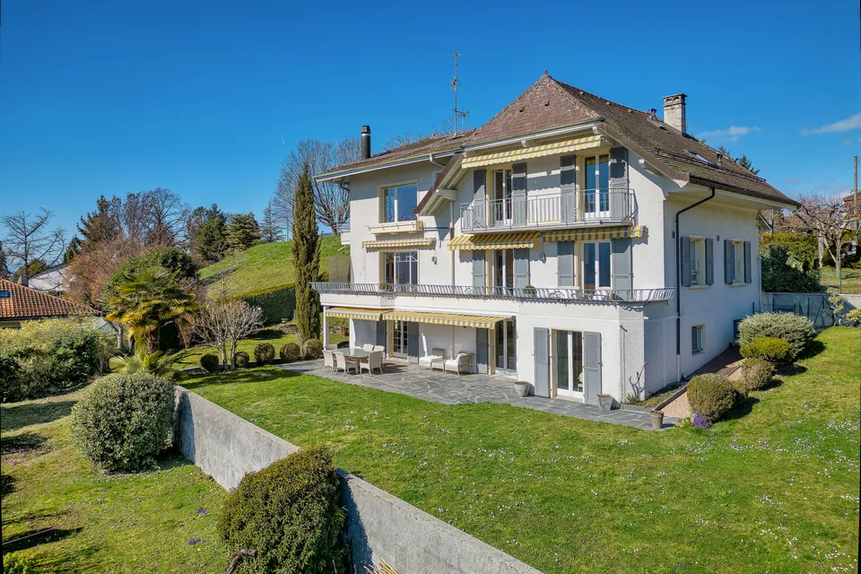 BLONAY - RAVISSANTE PROPRIETE AVEC VUE PANORAMIQUE