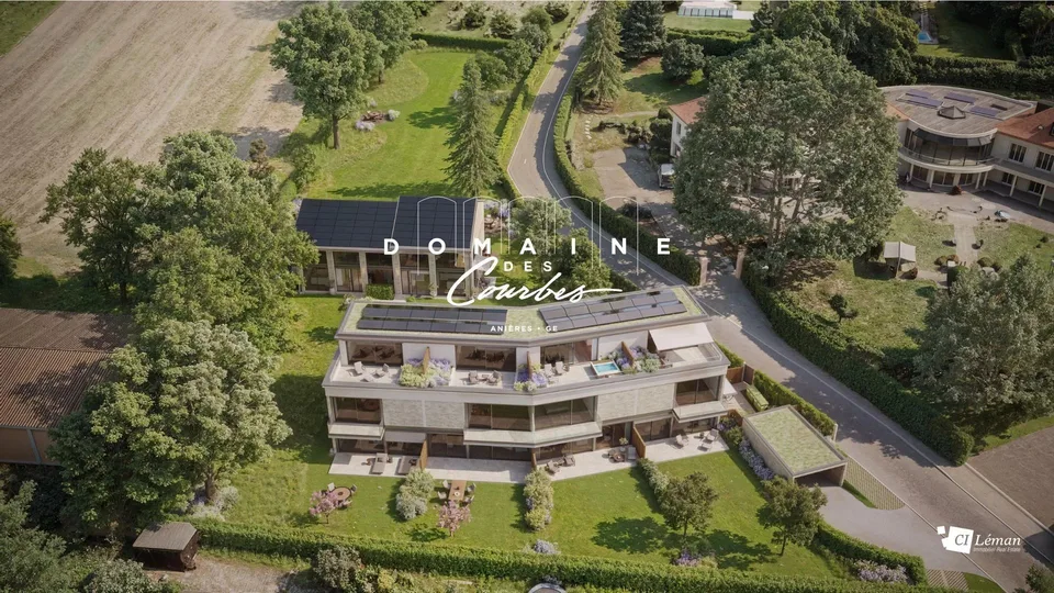 Villa contemporaine exceptionnelle avec grand jardin au cœur d'Anièr