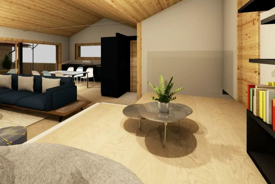 Construction neuve ! 2 Villas mitoyennes type chalet !