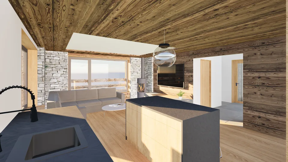 Superbe projet de rénovation d'une grange à Champsec