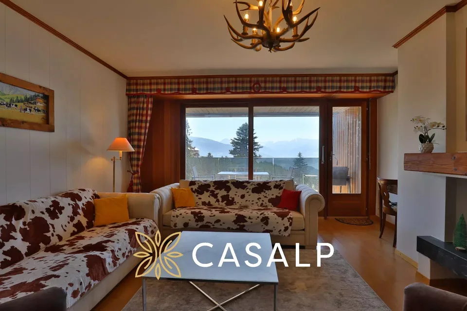 Wohnung mit 3.5 Zimmern, Blick und Balkon in Crans – Foto 25 von 26