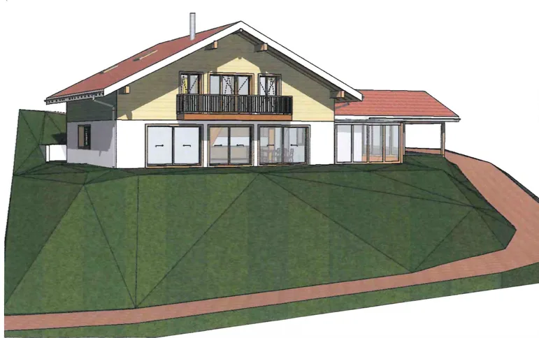 Spacieux 7.5 pièces  chalet avec balcon et finitions Minergie-P-Eco, Salins