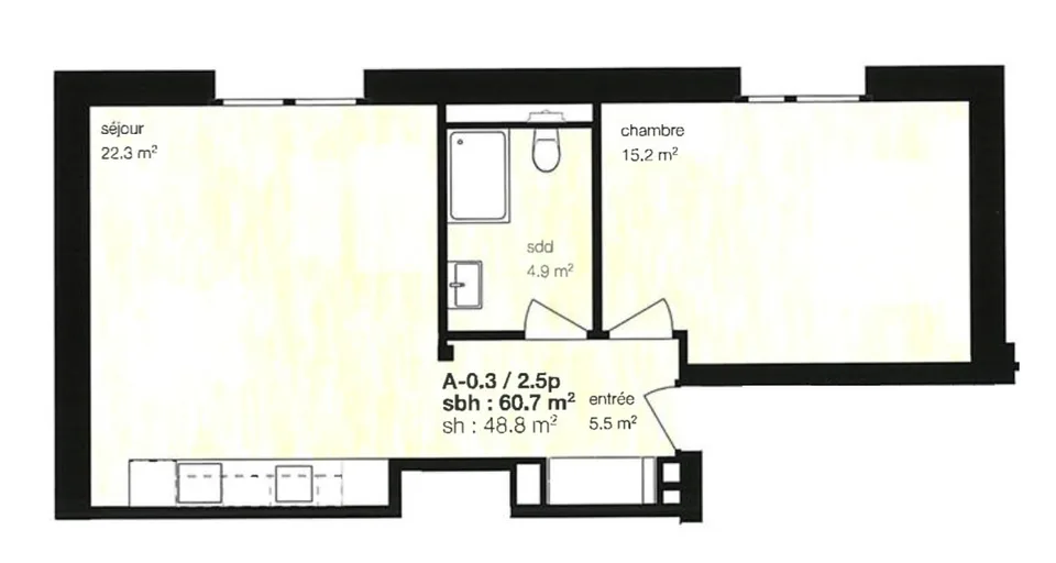 Jahresmiete: neue Wohnung im Herzen des Dorfes Montana