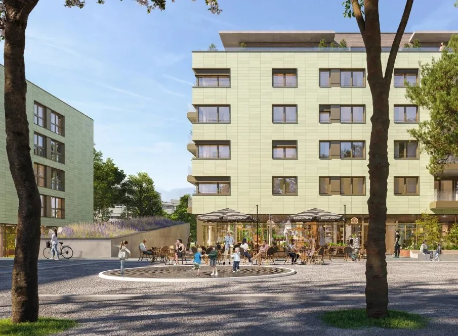 A louer à Ecublens - 2 surfaces aménageables pour restaurant dans une résidence neuve - 125 et 159 m² - ensemble ou séparément