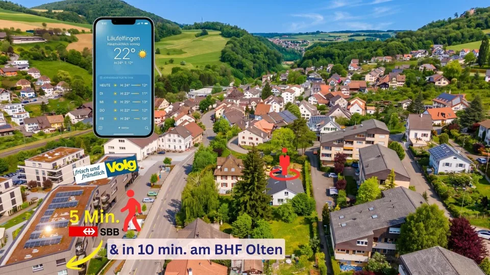 Läufelfingen | gutes Wetter und in 10 Minuten am BHF Olten