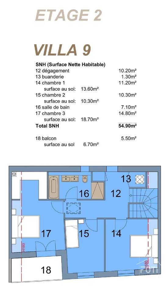 4.5 Zimmer Reihenfamilienhaus in Muraz (Collombey) – Foto 46 von 50