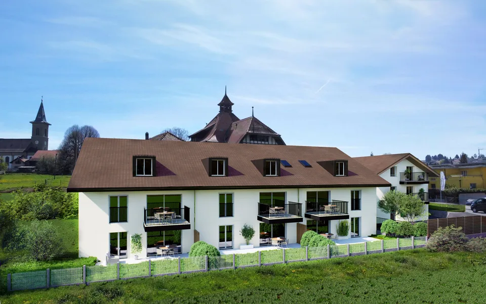 Nouvelle promotion! 2.5 pièces  appartement avec balcon, Belfaux