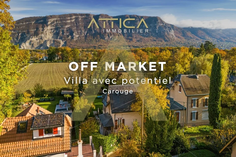 Villa face au Salève avec grand potentiel