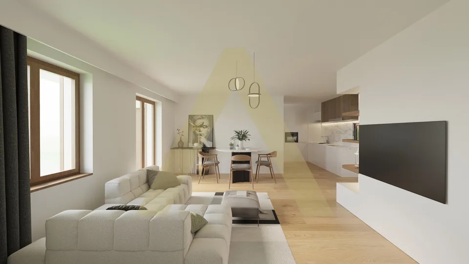 Appartement totalement rénové avec joli jardin