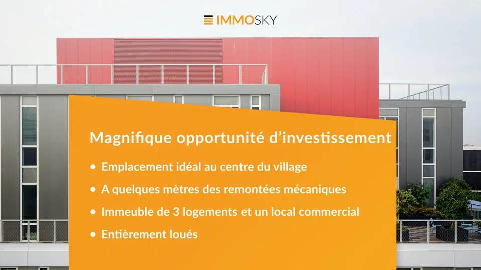 Investissez dans cet immeuble de rendement