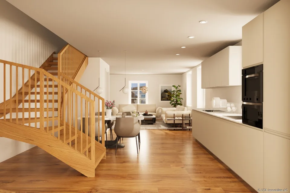 Pintenwirtschaft - neue 3.5-Zimmer-Maisonettewohnung in geschichtsträc