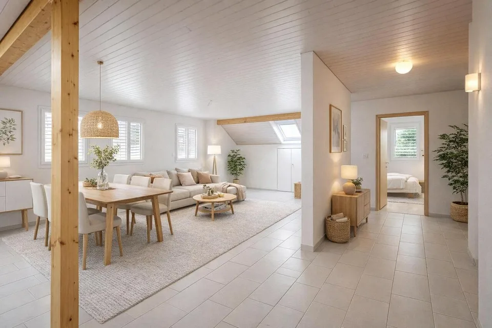 Appartement 3.5 pces de 119 m2 avec balcon à Chabrey / VD
