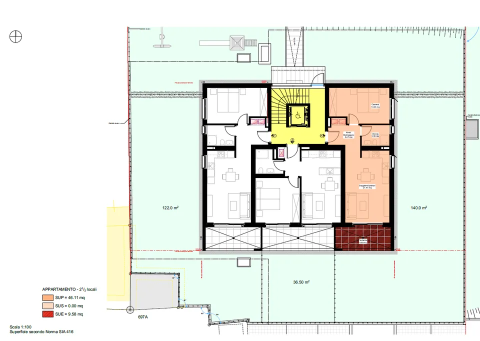 Moderne appartamenti di 2,5 stanze con grande giardino in posizione privilegiata a Cadenazzo