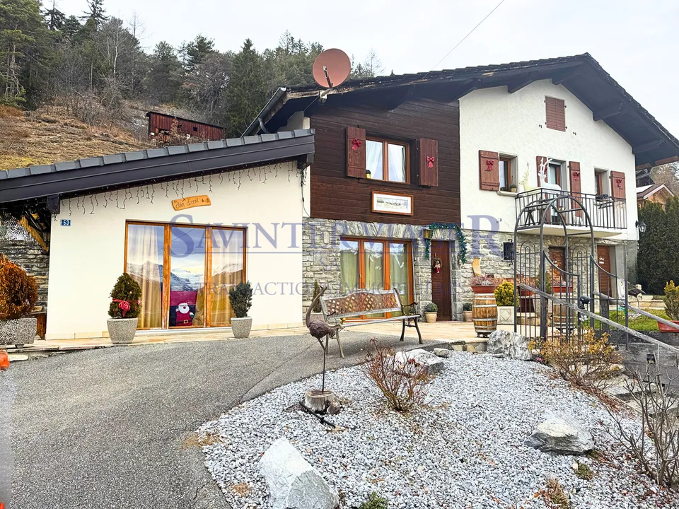 Savièse, Rustikales Chalet mit herrlichem Blick - Besetzte Leibrente – Foto 8 von 18