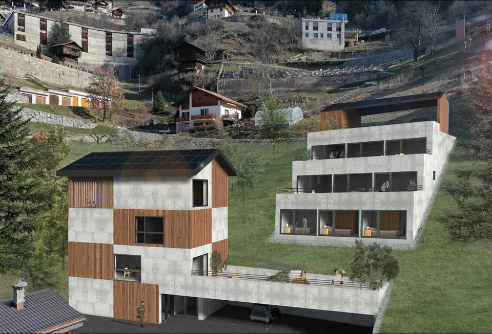 Neue Wohnung mit großer Terrasse