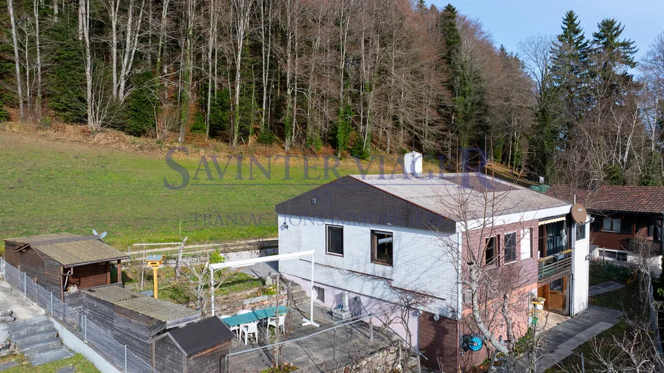 Das Haus "Les mésanges" in besetzter Leibrente