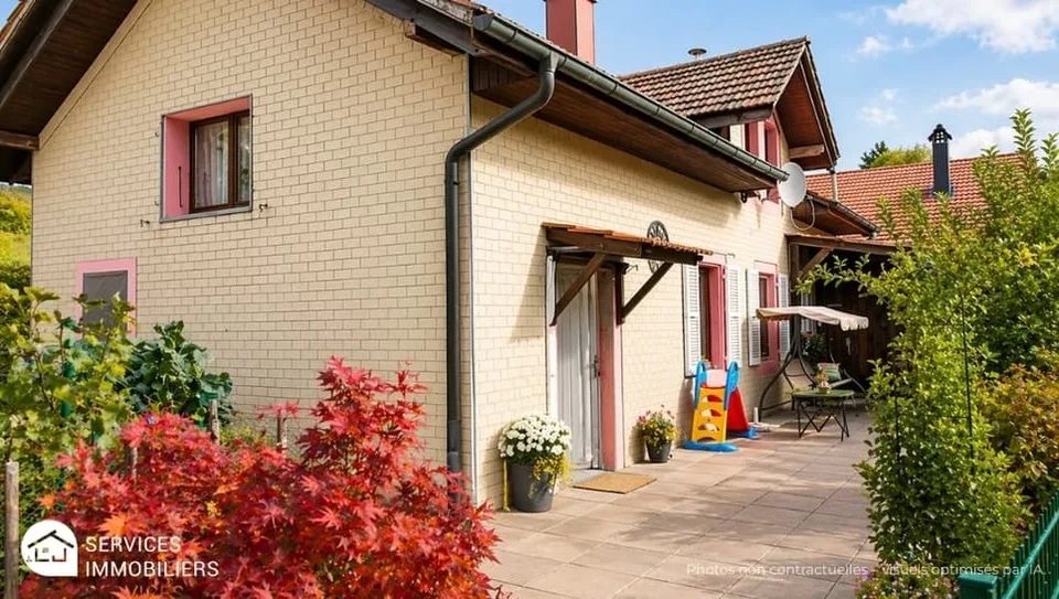 Maison familiale avec terrasse, garage, dépendances,  rare !