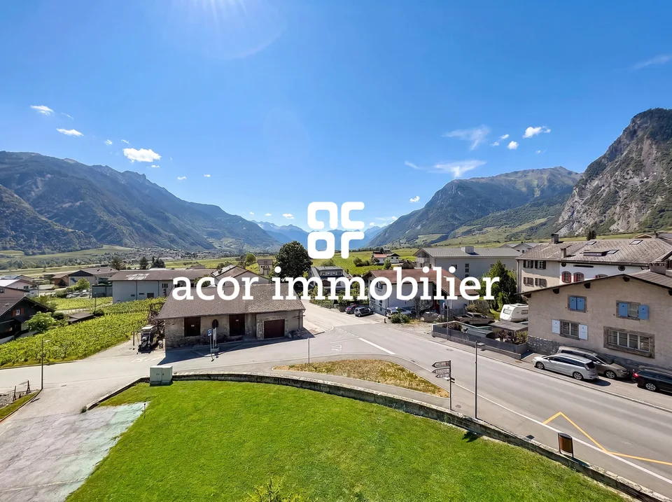 Wohnung 3.5 Zimmer mit Doppelbalkon in St-Pierre-de-Clages