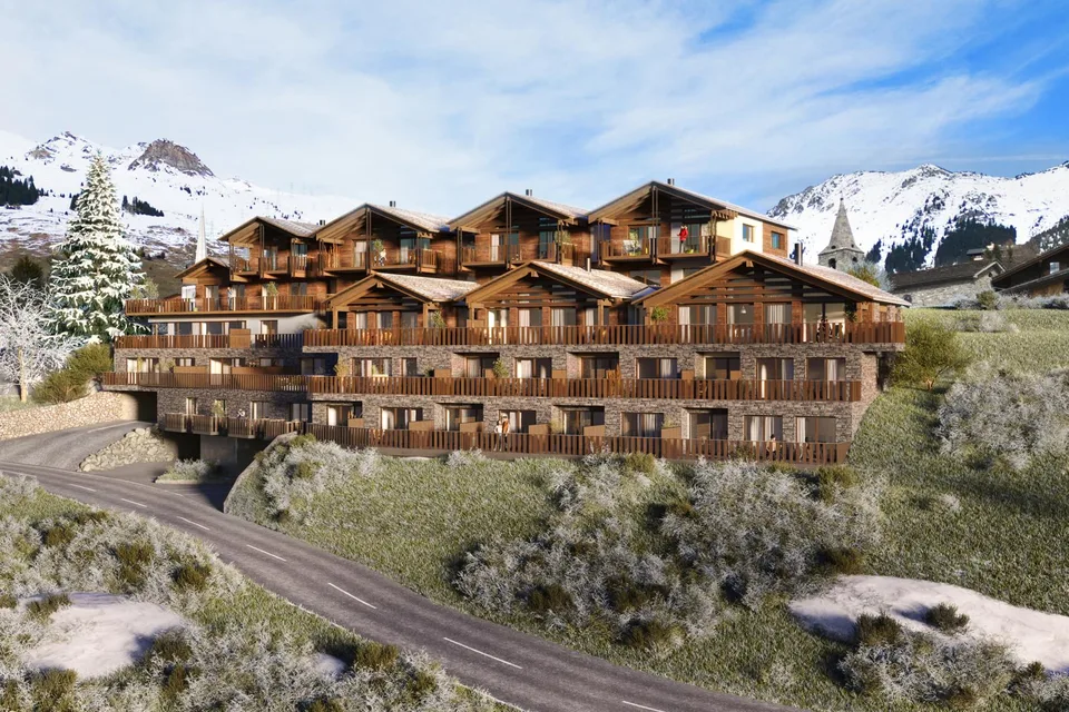 In Verbier-Village, 3.5-Zimmer-Hauptwohnsitz im Bau