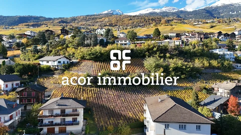 Magnifiques parcelles à vendre à Sierre - Situation privilégiée