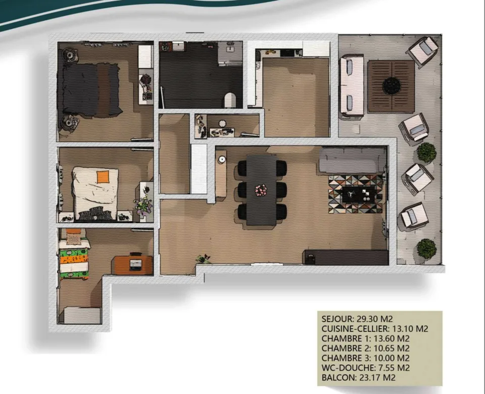 4,5-Zimmer-Wohnung in Ardon