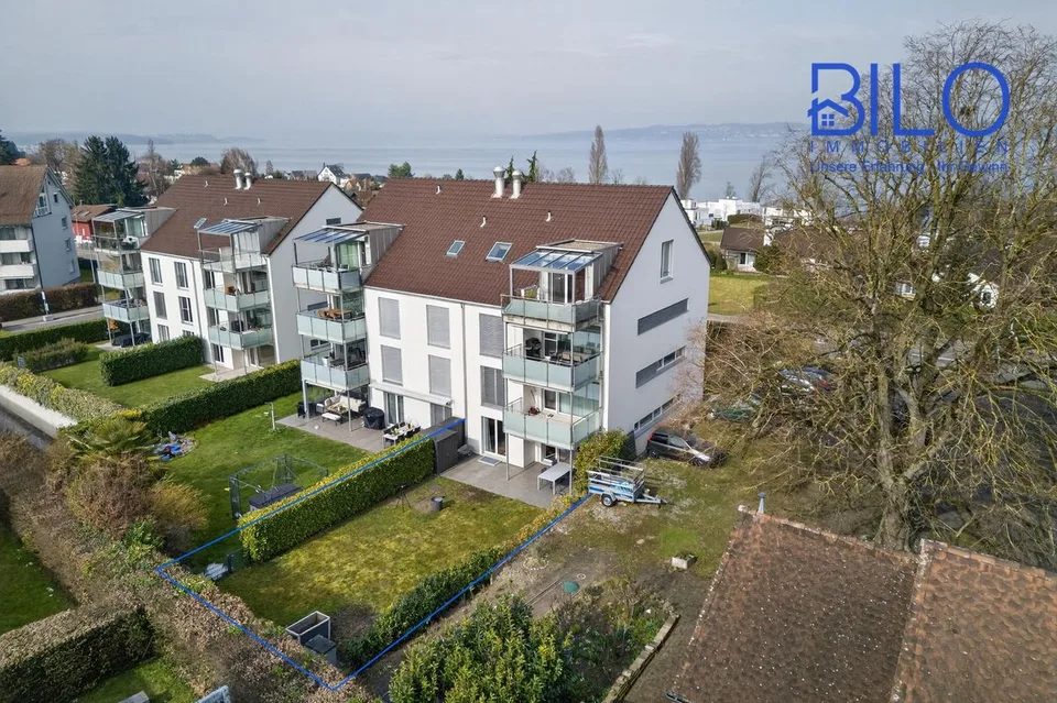 Moderne 3.5 Zimmer Gartenwohnung an sonniger Lage und Seenähe