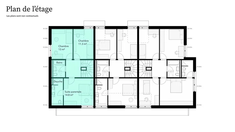 Promotion: Villa 5 pièces sur 2 étages avec grand jardin - à Le Mouret (Fribourg) – photo 8 sur 11