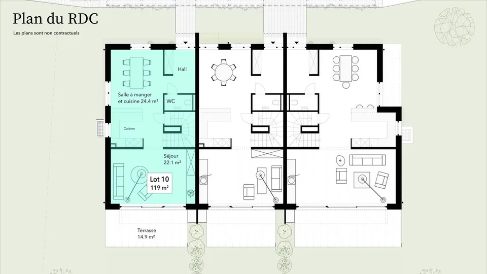 Promotion: Villa 5 pièces sur 2 étages avec grand jardin - à Le Mouret (Fribourg) – photo 7 sur 11