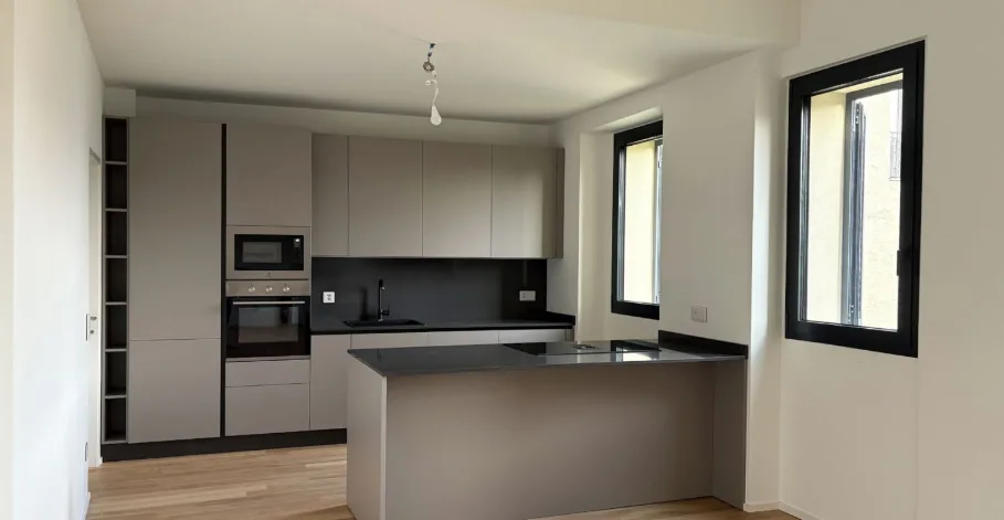 Appartement moderne de 3,5 pièces au 1er étage avec vue sur le lac à Pura - Confort dans un emplacement calme