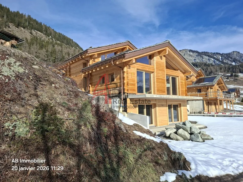 VAL DE BAGNES (Le Levron) Chalet 6 Zimmer mit 283 m2 Verkaufsfläche