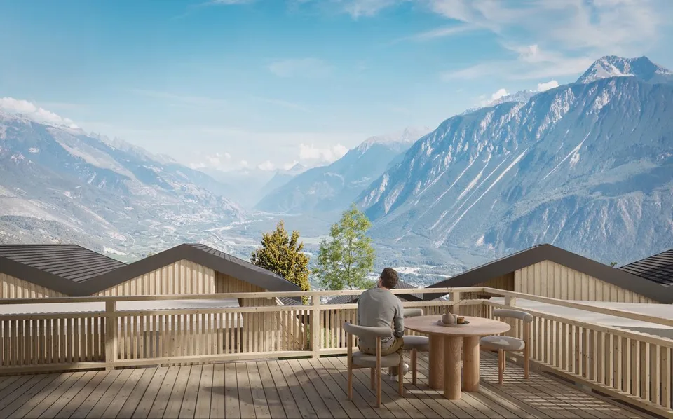 Promotion immobilière en résidence principale : Chalet 3.5 pièces avec vue panoramique