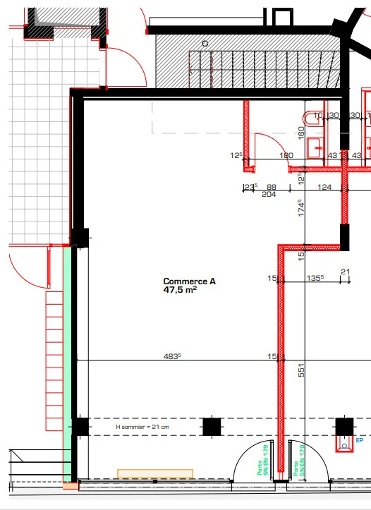 Handwerksfläche / Showroom von 48,5 m² zu vermieten - Lausanne