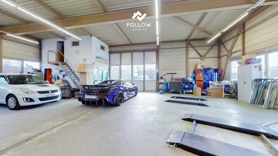 Hier wächst Ihr Unternehmen: Funktionale Gewerbehalle mit viel Aussenfläche – Foto 6 von 16