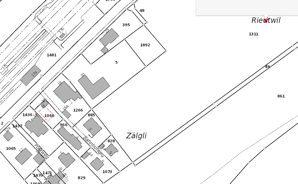 Terreno edificabile versatile in zona mista M2 648 m² per abitazione &amp; commercio a Riedtwil
