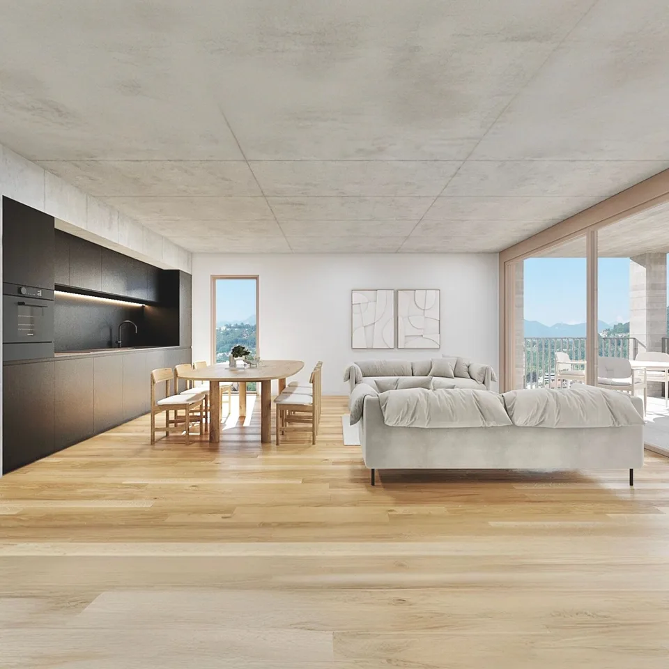 Moderno appartamento di 2.5 locali ad Agno/Moderne 2.5-Zimmer-Wohnung in Agno