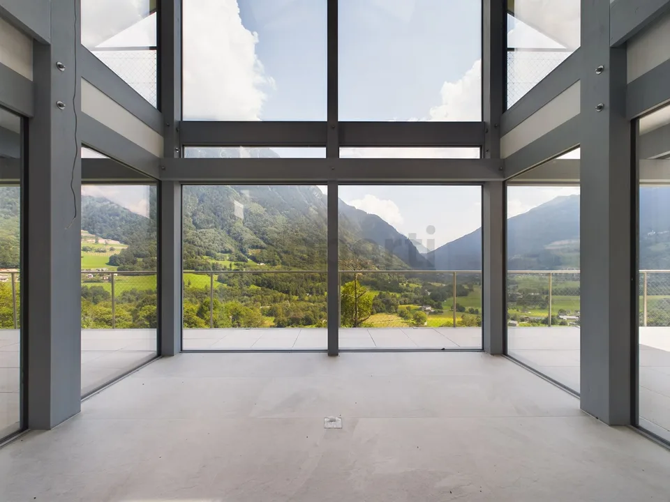Moderna villa da 7.5 locali con vista panoramica ad Acquarossa - Val Blenio
