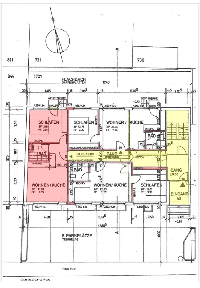 2-Zimmer-Wohnung beim Kantonsspital Olten