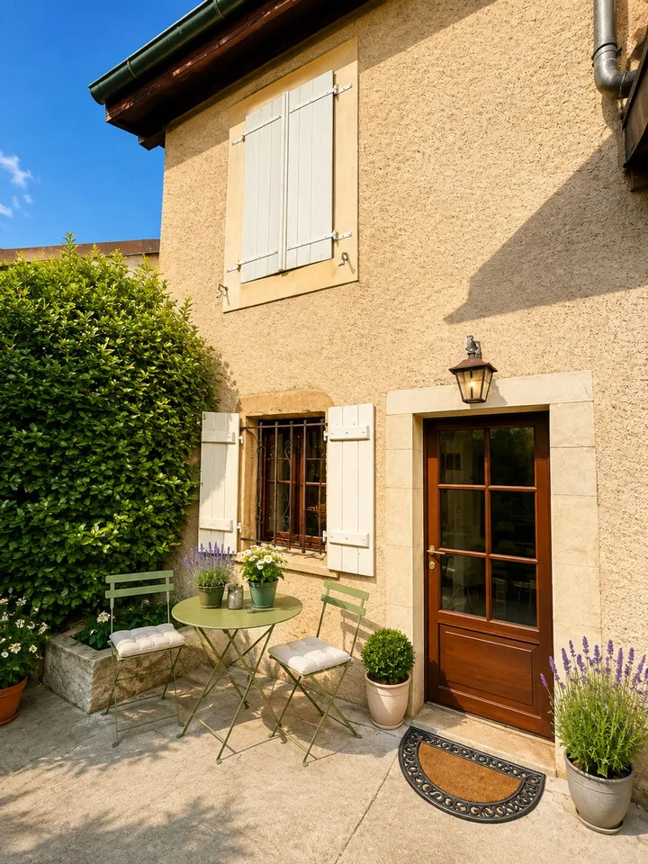 In affitto - Autentica casa di villaggio con giardino nel cuore di Vieux-Vernier