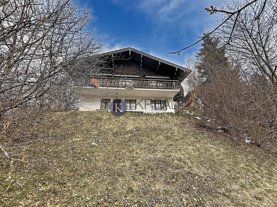 Chalet 5,5 Zimmer mit Panoramablick ? Renovierungspotenzial