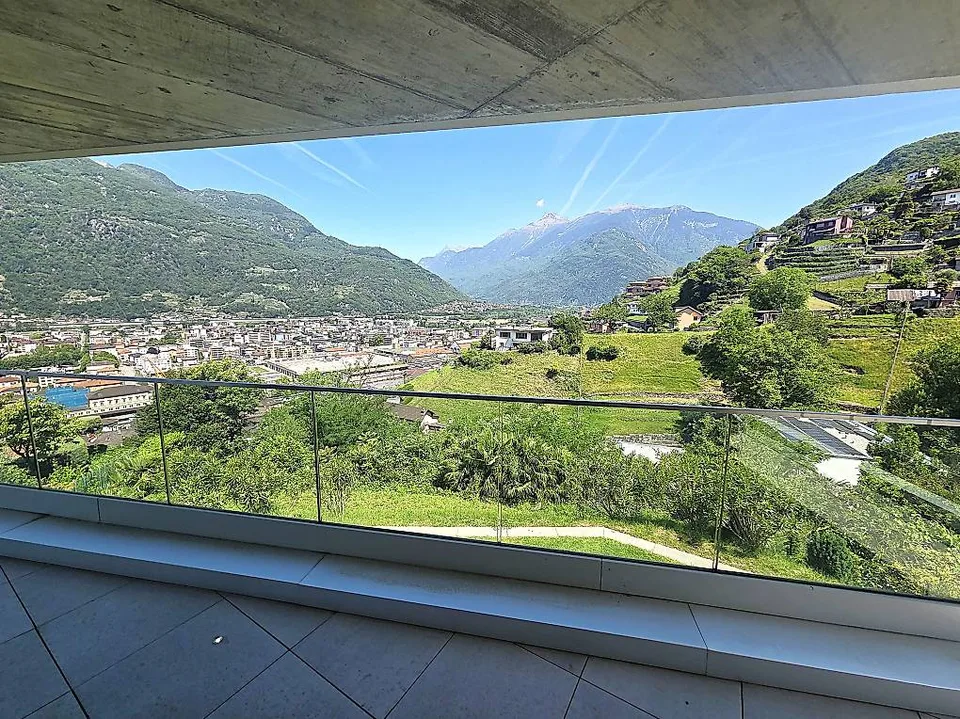Wohnung 4.5 mit herrlicher Aussicht in Bellinzona-Daro