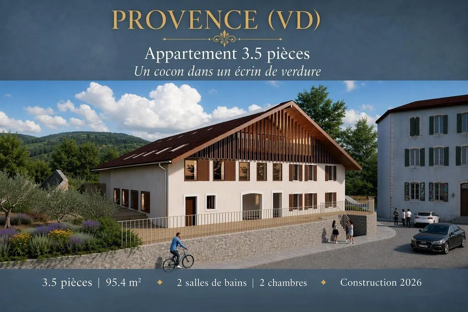 Appartement 3.5 pièces — Un cocon dans un écrin de verdure