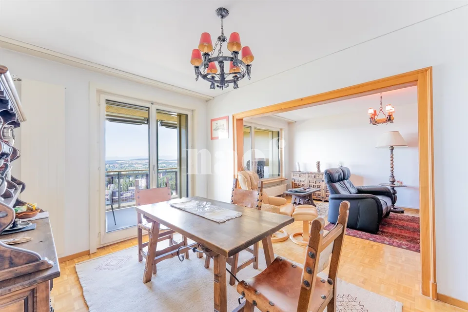 Appartement de 5 pièces au dernier étage avec un dégagement exceptionnel à vendre à Fribourg