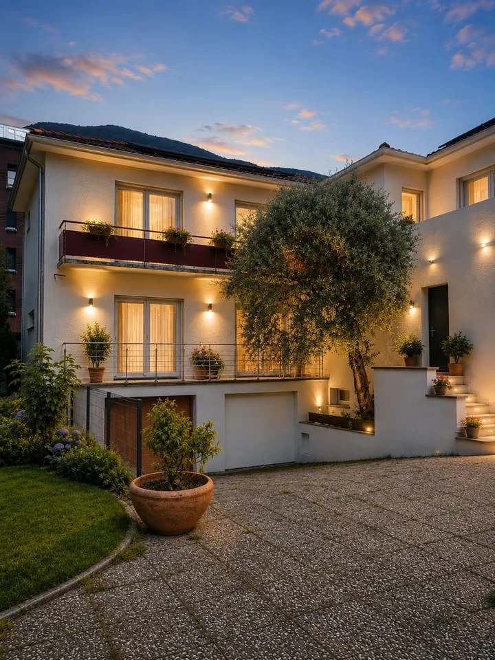 ESCLUSIVA CASA UNIFAMILIARE IN POSIZIONE PRIVILEGIATA A BELLINZONA – foto 25 di 26
