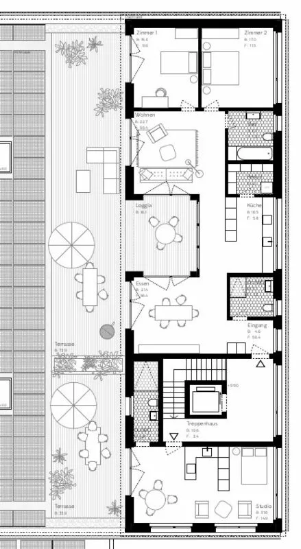 Erstvermietung - Exklusive 3.5-Zimmerwohnung mit Studio und Panoramasicht