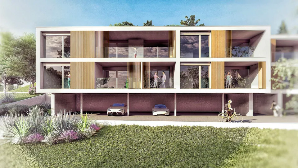 Nuovo appartamento 4.5 locali con giardino a Grancia