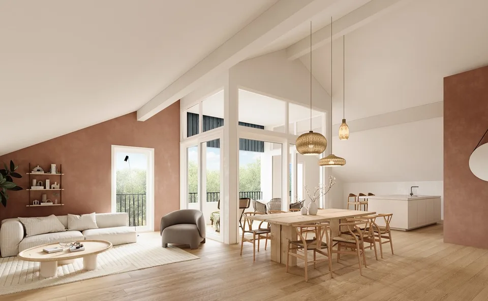 Appartement 5 pièces en attique