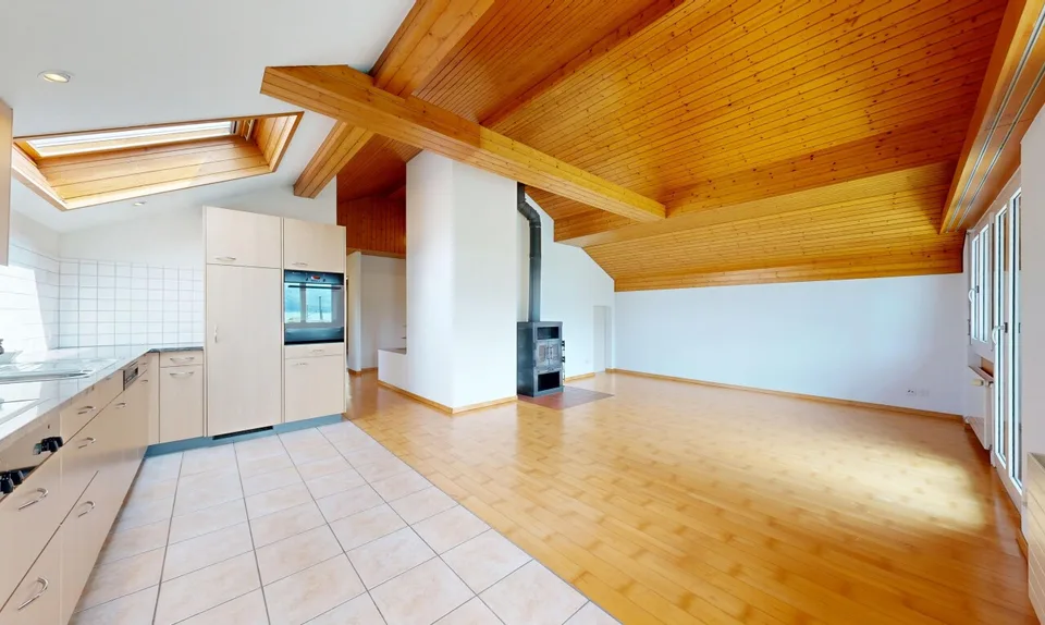 Charmante appartement en attique avec vue sur le lac et deux balcons