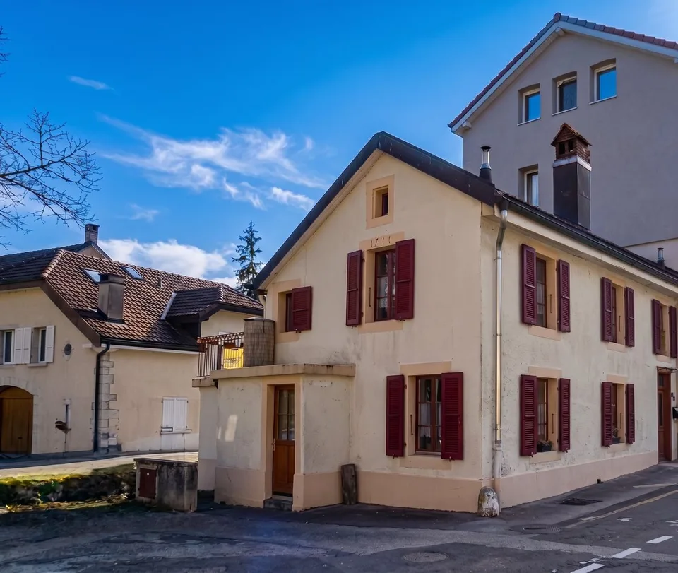 Charming village house adjacent to Fleurier.